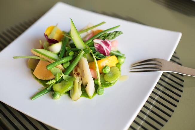 Asparagus dish